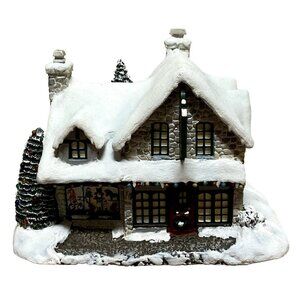 THOMAS KINCADE HAWTHORNE VILLAGE SANTAS WORKSHOP TOYS WORKING CHRISTMAS DECOR
